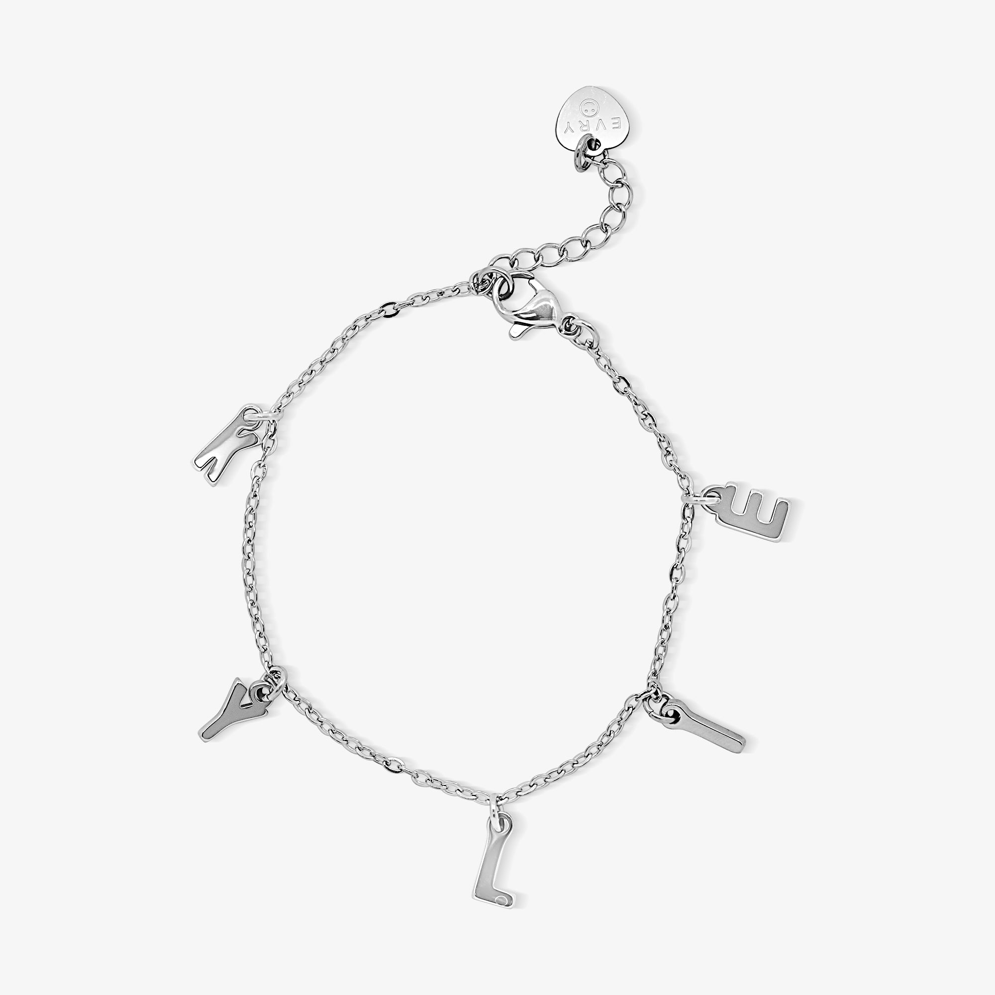 Custom/Personalized Letter Charm Bracelet - EVRYJEWELS