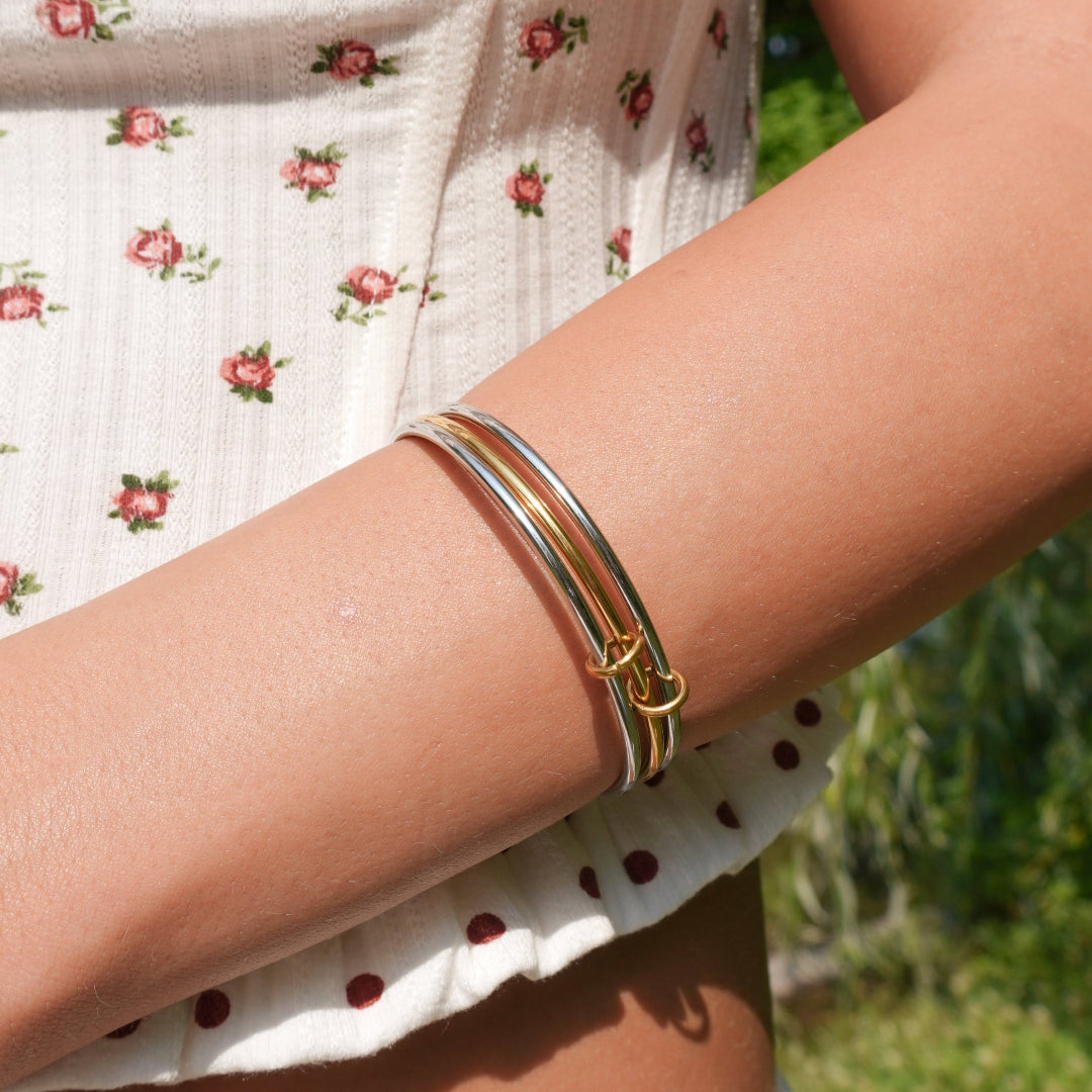 Link Me Later Bangle - EVRYJEWELS