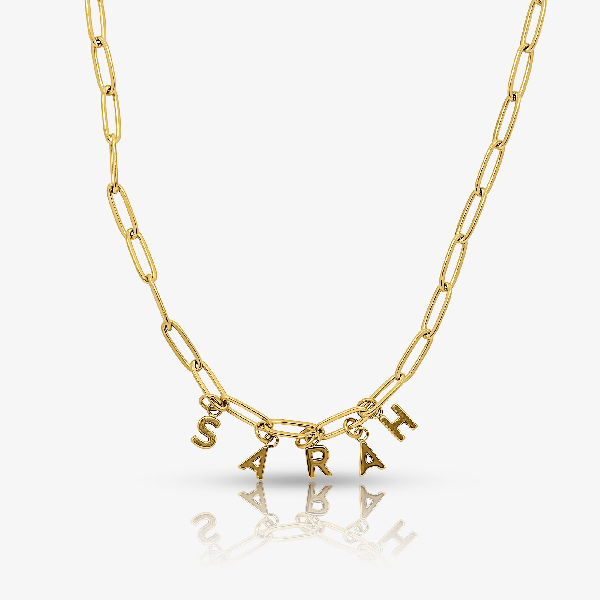 Custom/Personalized Link Letter Necklace - EVRYJEWELS