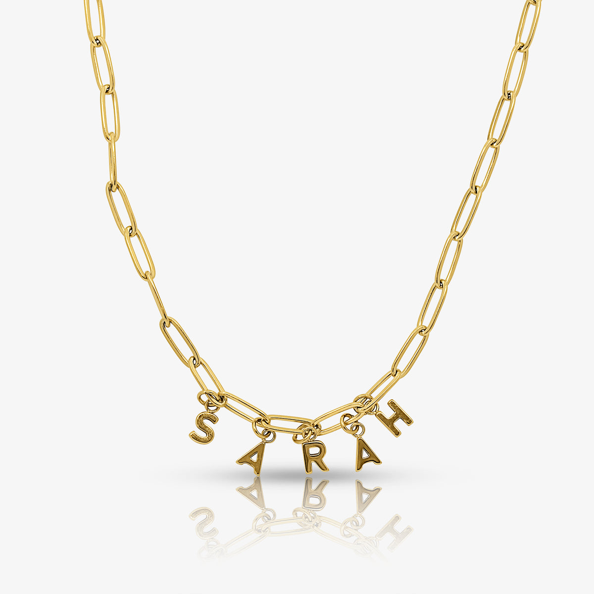 Custom/Personalized Link Letter Necklace - EVRYJEWELS