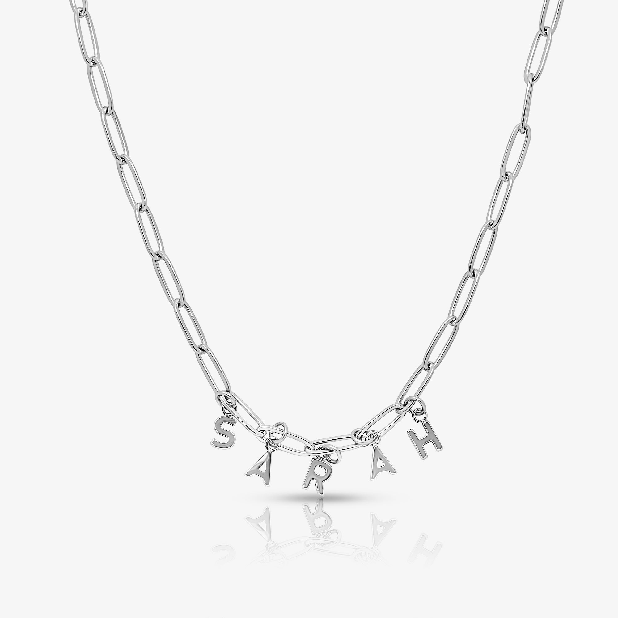 Custom/Personalized Link Letter Necklace - EVRYJEWELS