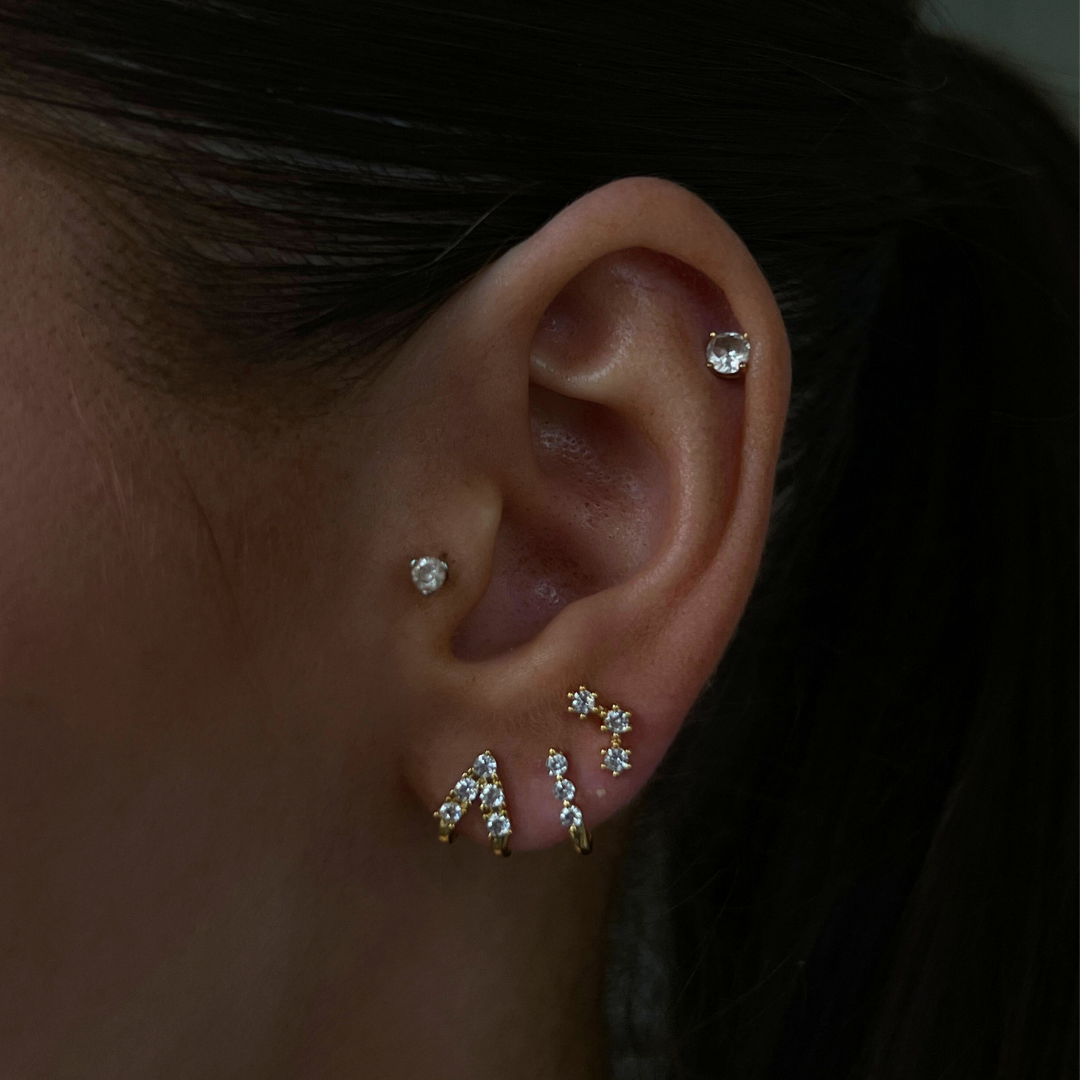 Boucles d'oreilles à paillettes