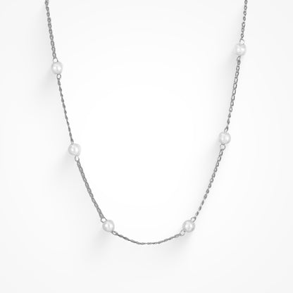 Lover Girl Necklace Silver