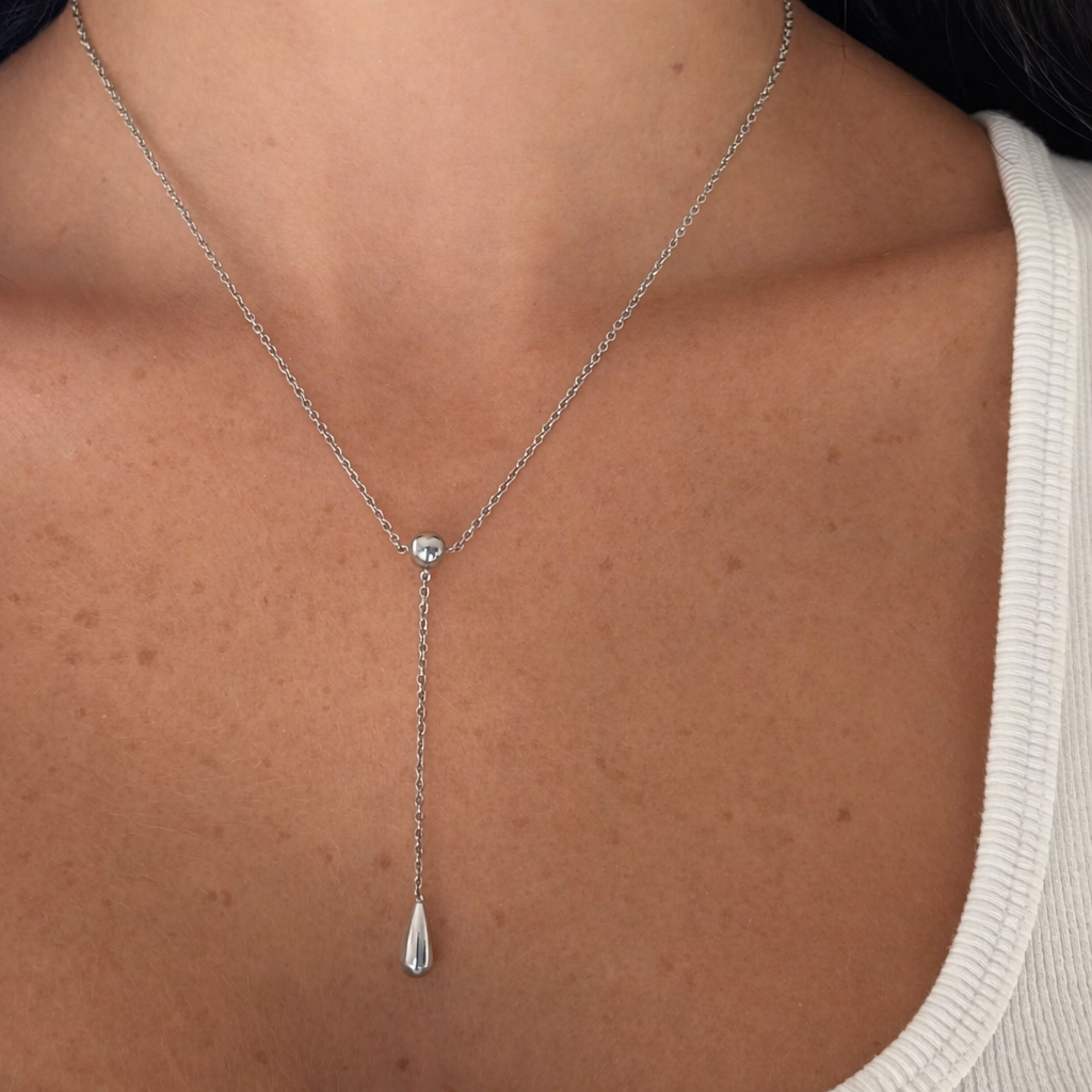 Luna Drop Lariat Necklace - EVRYJEWELS
