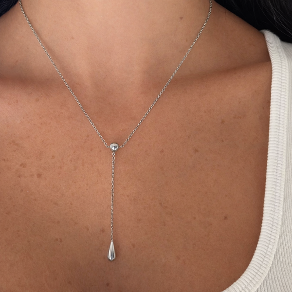 Luna Drop Lariat Necklace - EVRYJEWELS