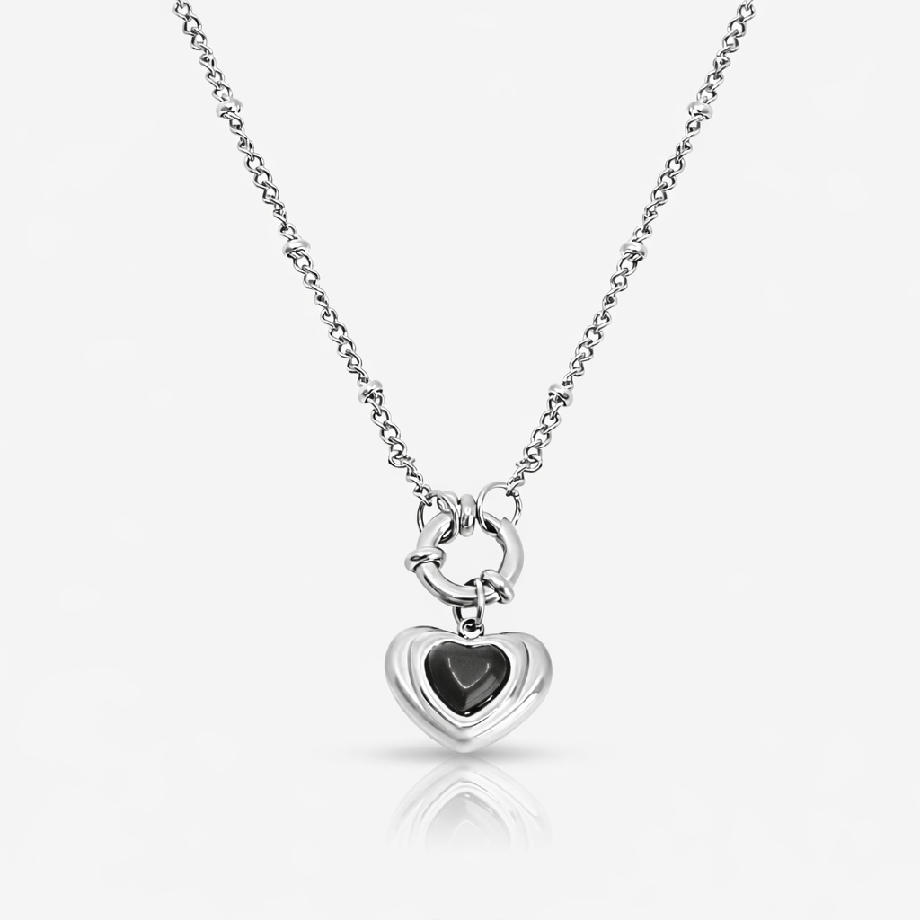 Midnight Heart Necklace - EVRYJEWELS