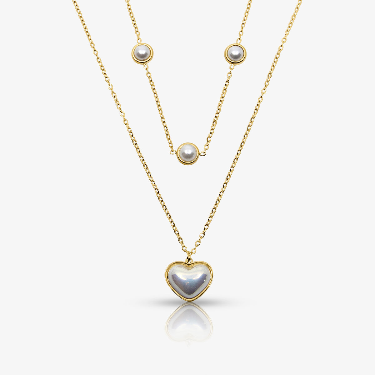 Pearly Love Necklace - EVRYJEWELS