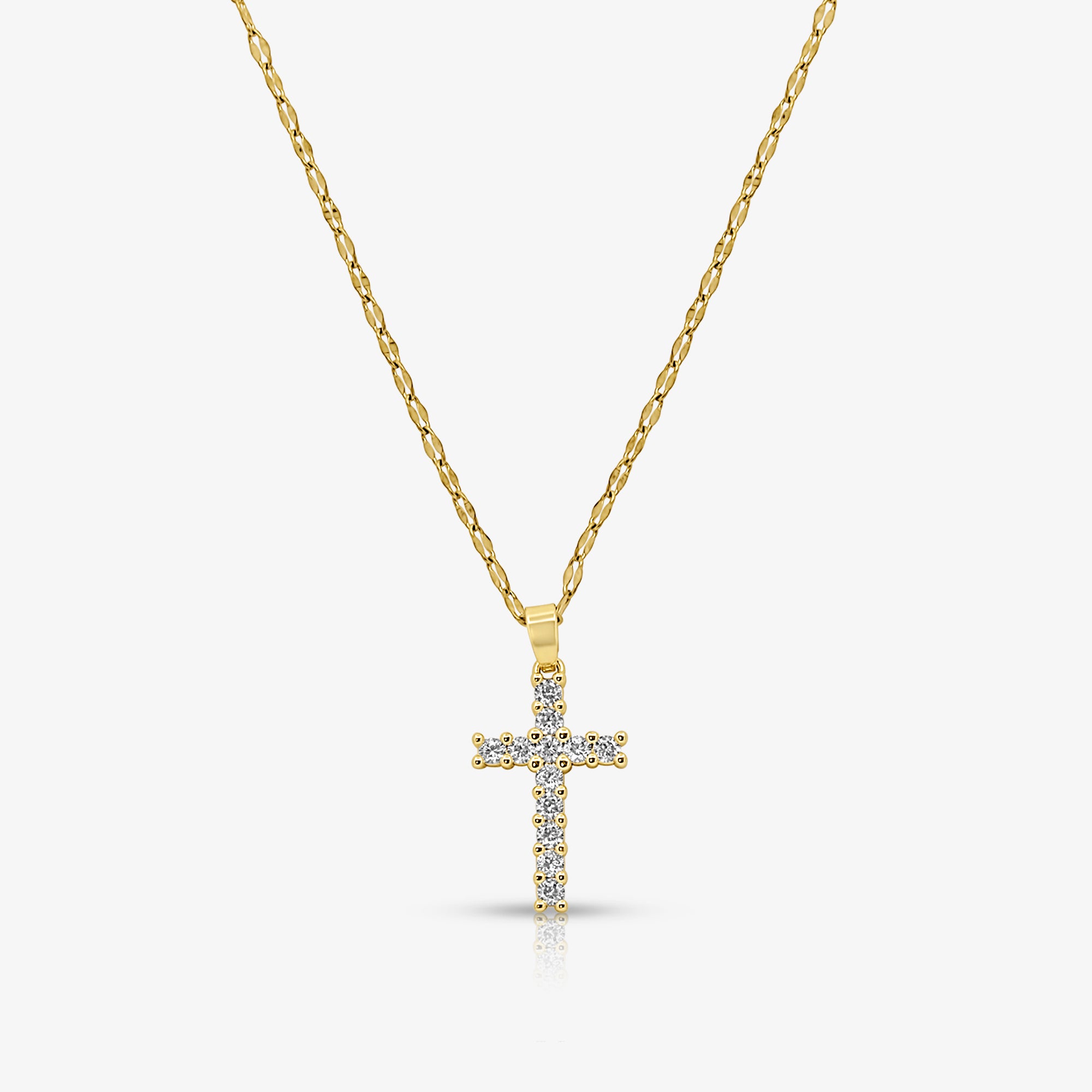 Shine On Cross Necklace - EVRYJEWELS