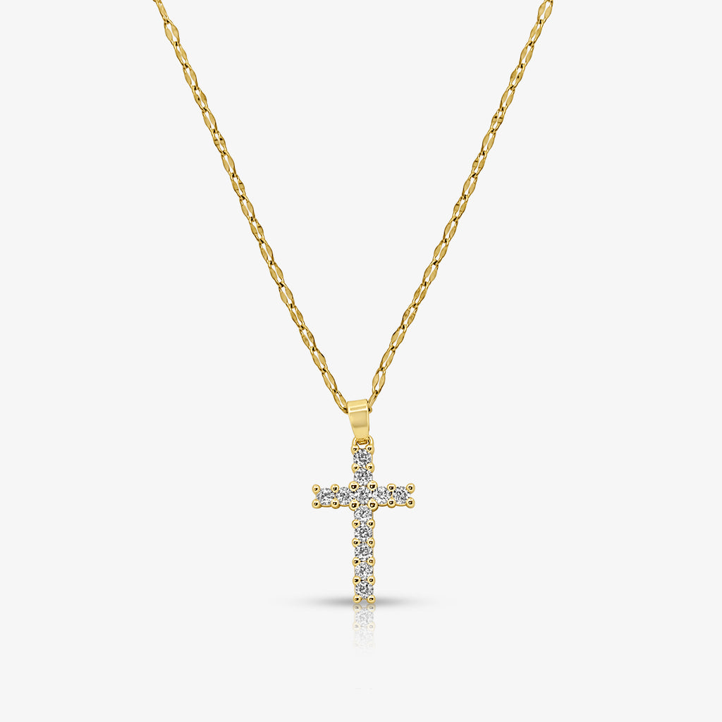 Shine On Cross Necklace - EVRYJEWELS
