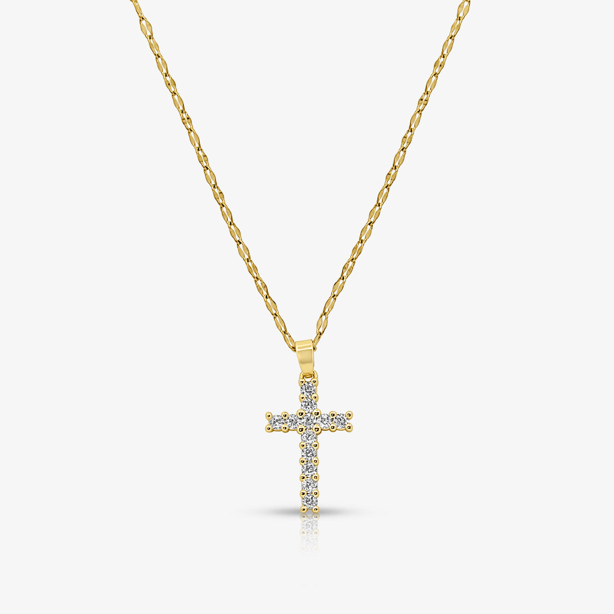 Shine On Cross Necklace - EVRYJEWELS