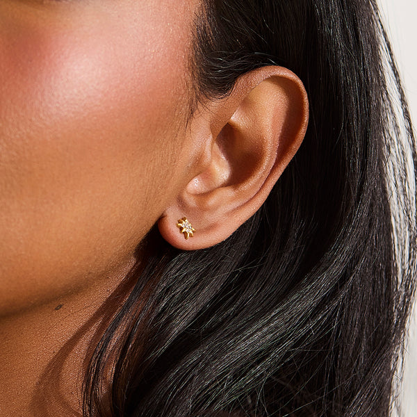North Star Crystal Studs - EVRYJEWELS