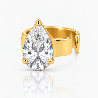 Legacy Pear Cut Ear Cuff - EVRYJEWELS