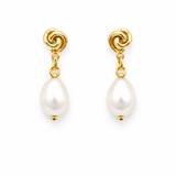 Pearl & Swirl Earrings - EVRYJEWELS