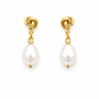 Pearl & Swirl Earrings - EVRYJEWELS