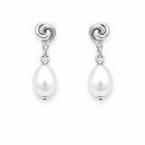 Pearl & Swirl Earrings - EVRYJEWELS