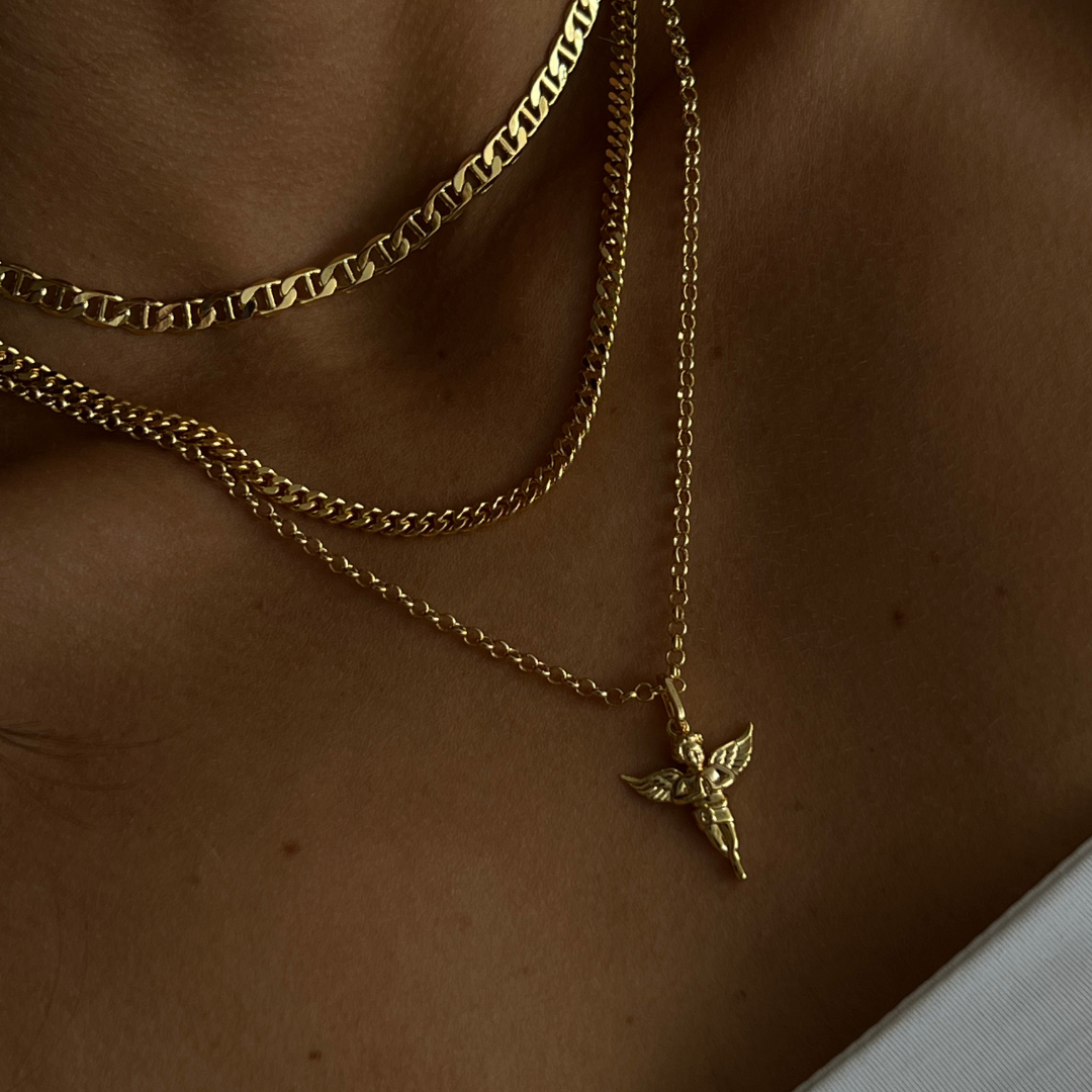 Baby Angel Pendant Necklace (P) – SP Inc.