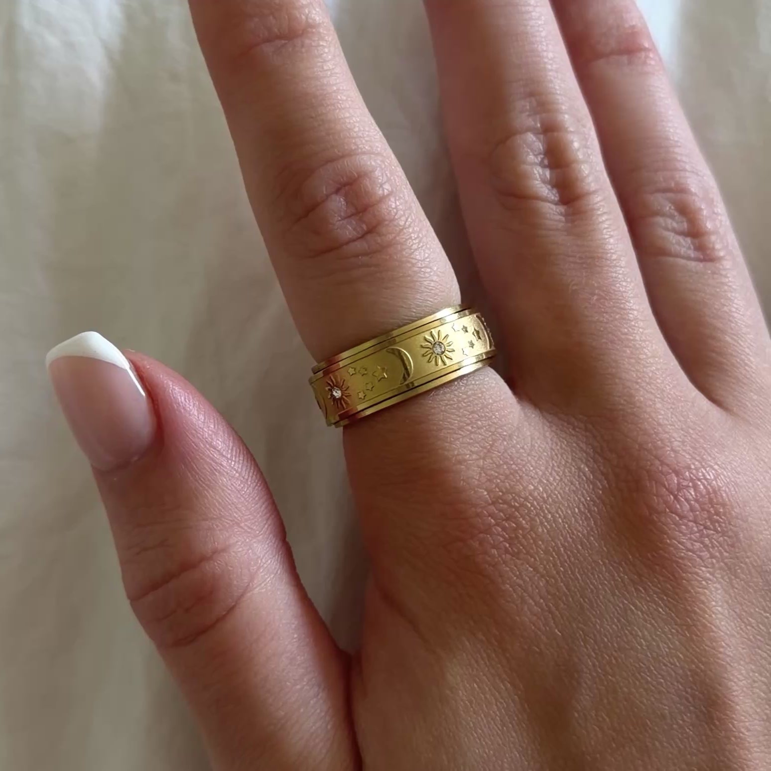 Bague Fidget Infinite Stars - Bagues | EVRYJEWELS