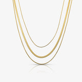 Queen Behaviour Triple Layered Necklace - EVRYJEWELS