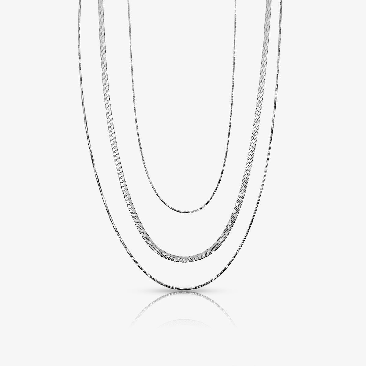 Queen Behaviour Triple Layered Necklace - EVRYJEWELS