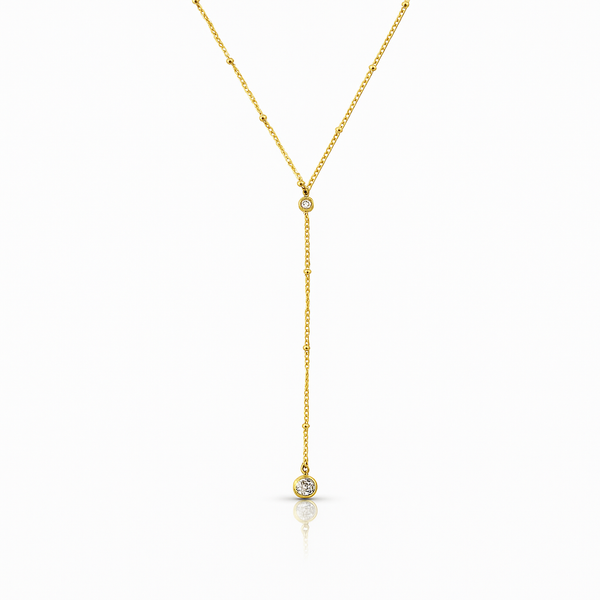 Raindrop Lariat Necklace