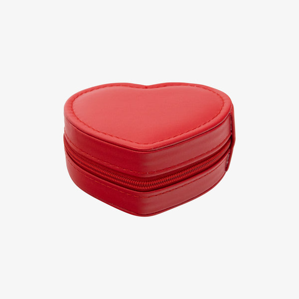 Heart-Shaped Travel Jewelry Case - EVRYJEWELS