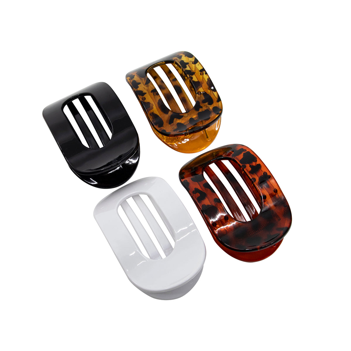 Retro Babe Claw Clips 4-Pack Set - EVRYJEWELS