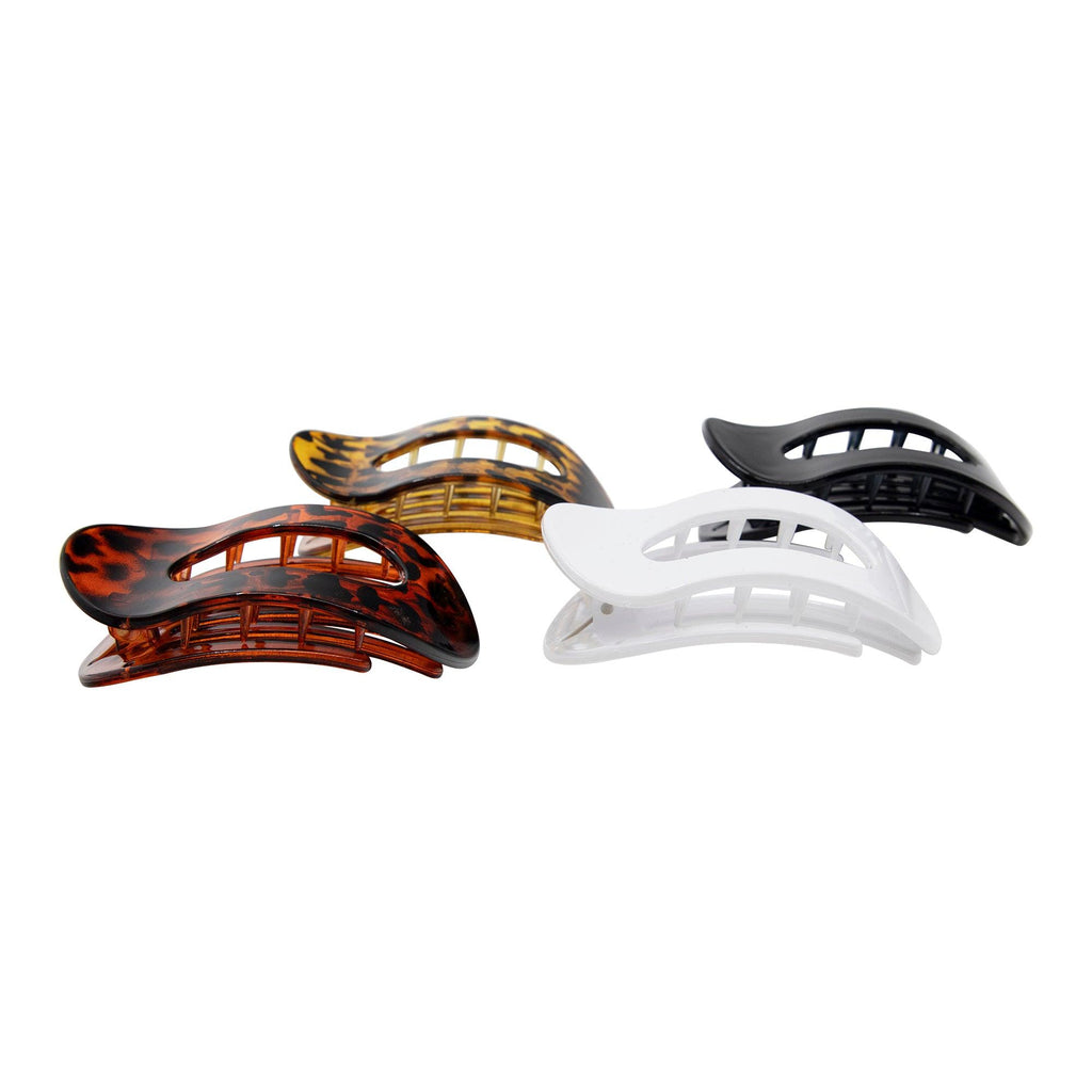 Retro Babe Claw Clips 4-Pack Set - EVRYJEWELS