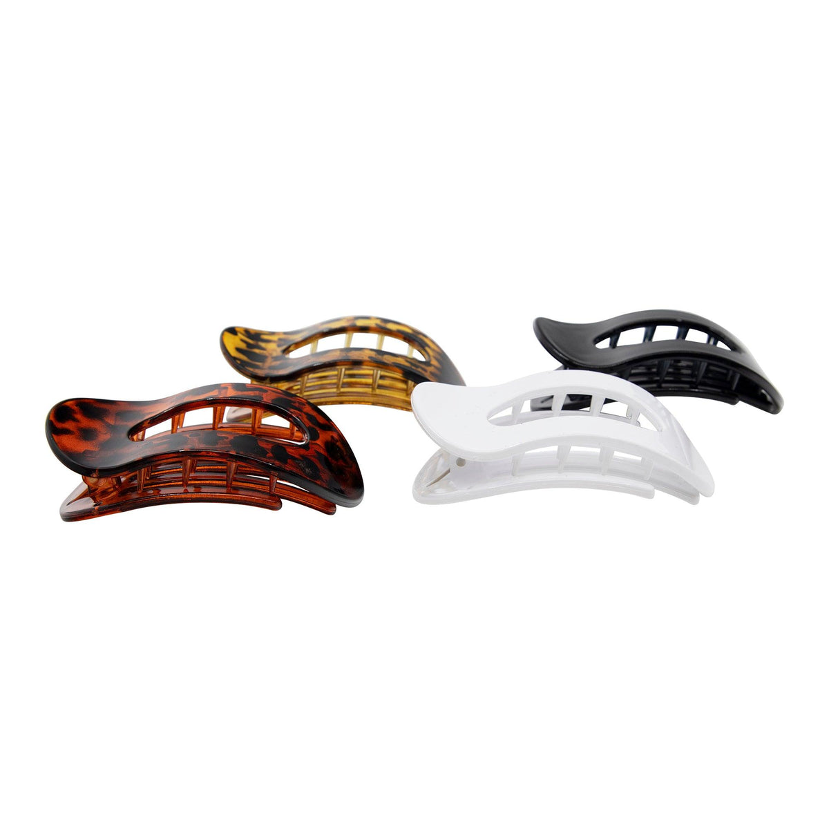 Retro Babe Claw Clips 4-Pack Set - EVRYJEWELS