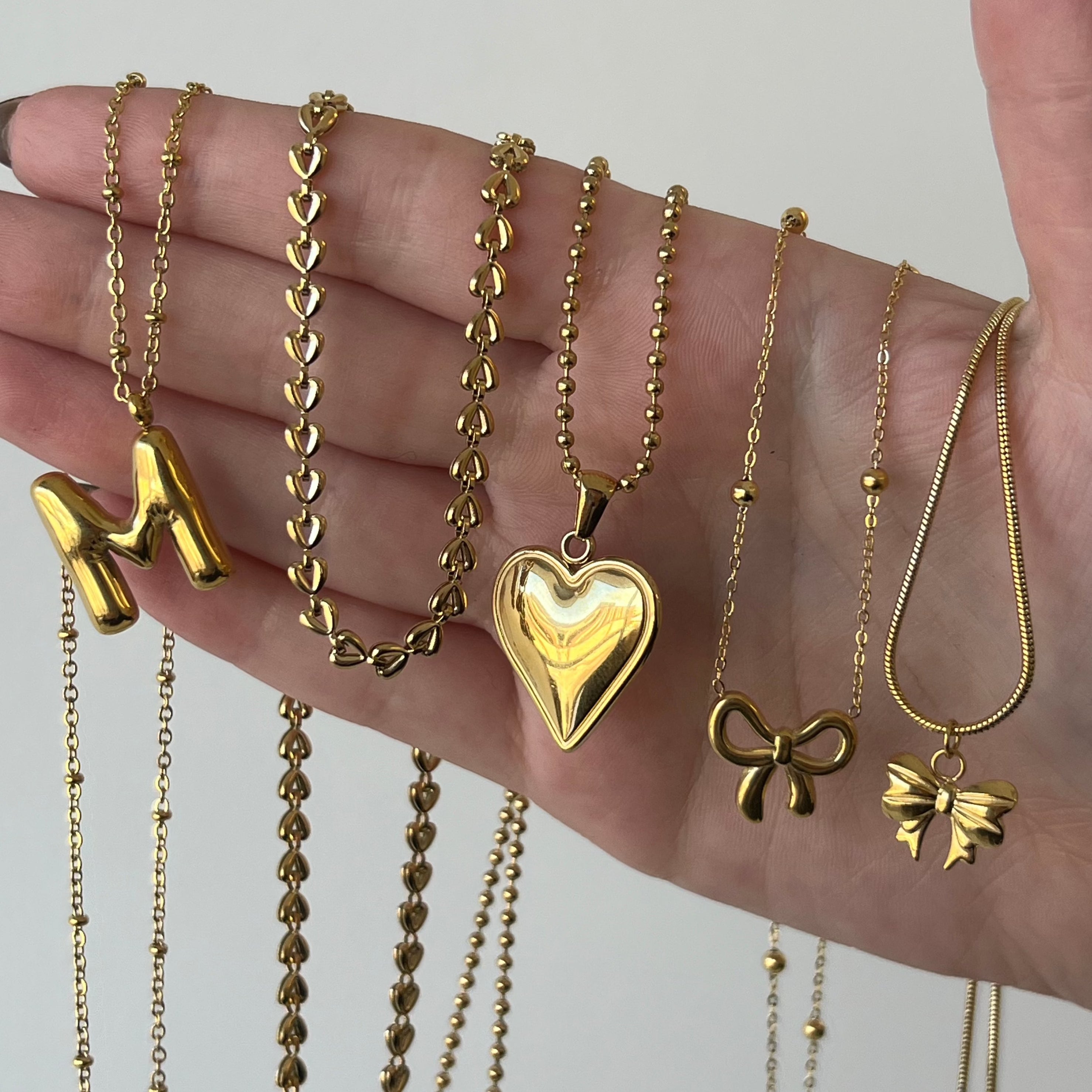 Ribbon Necklace - EVRYJEWELS