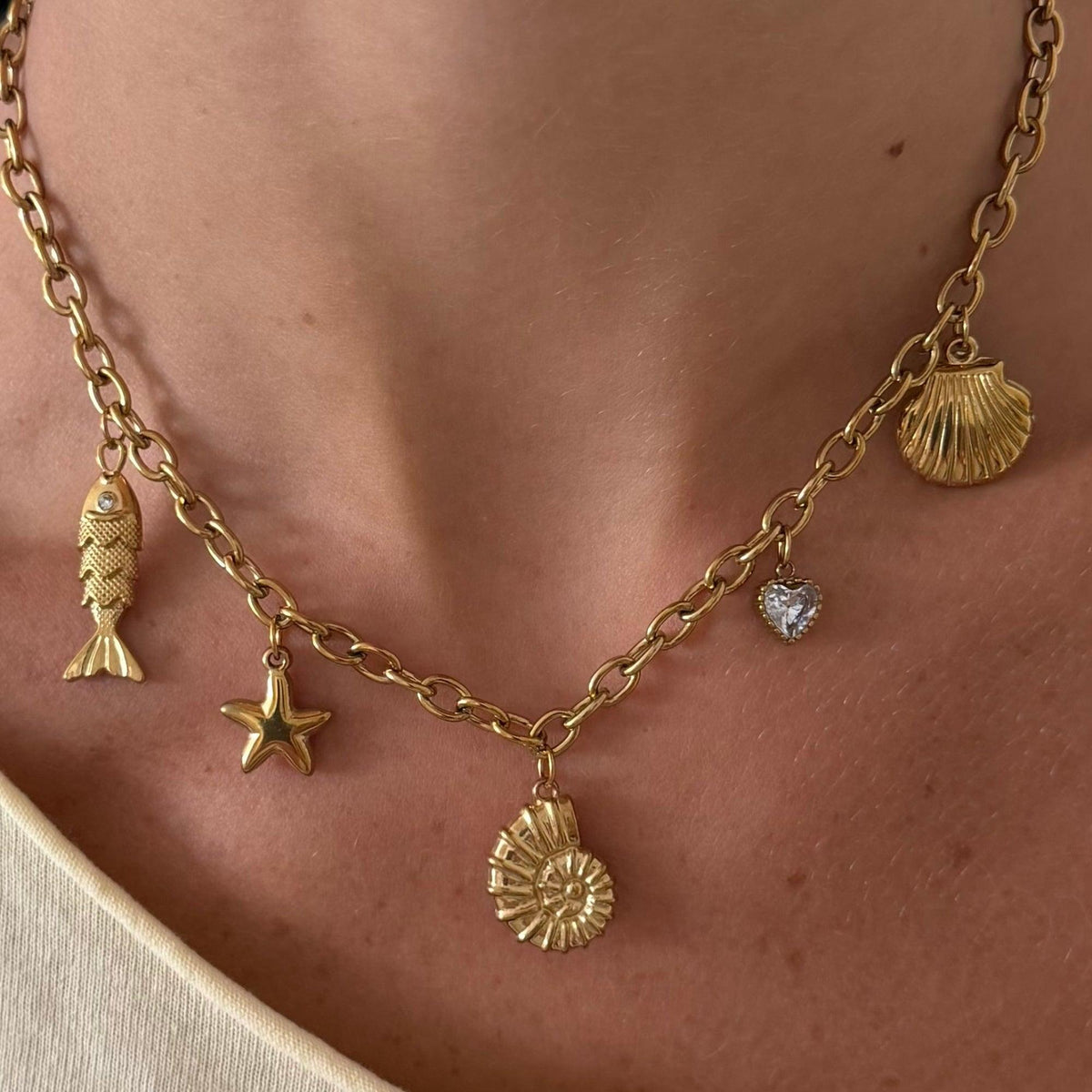 Seaside Sweet Charm Necklace: The Ultimate Summer Aesthetic Vibe