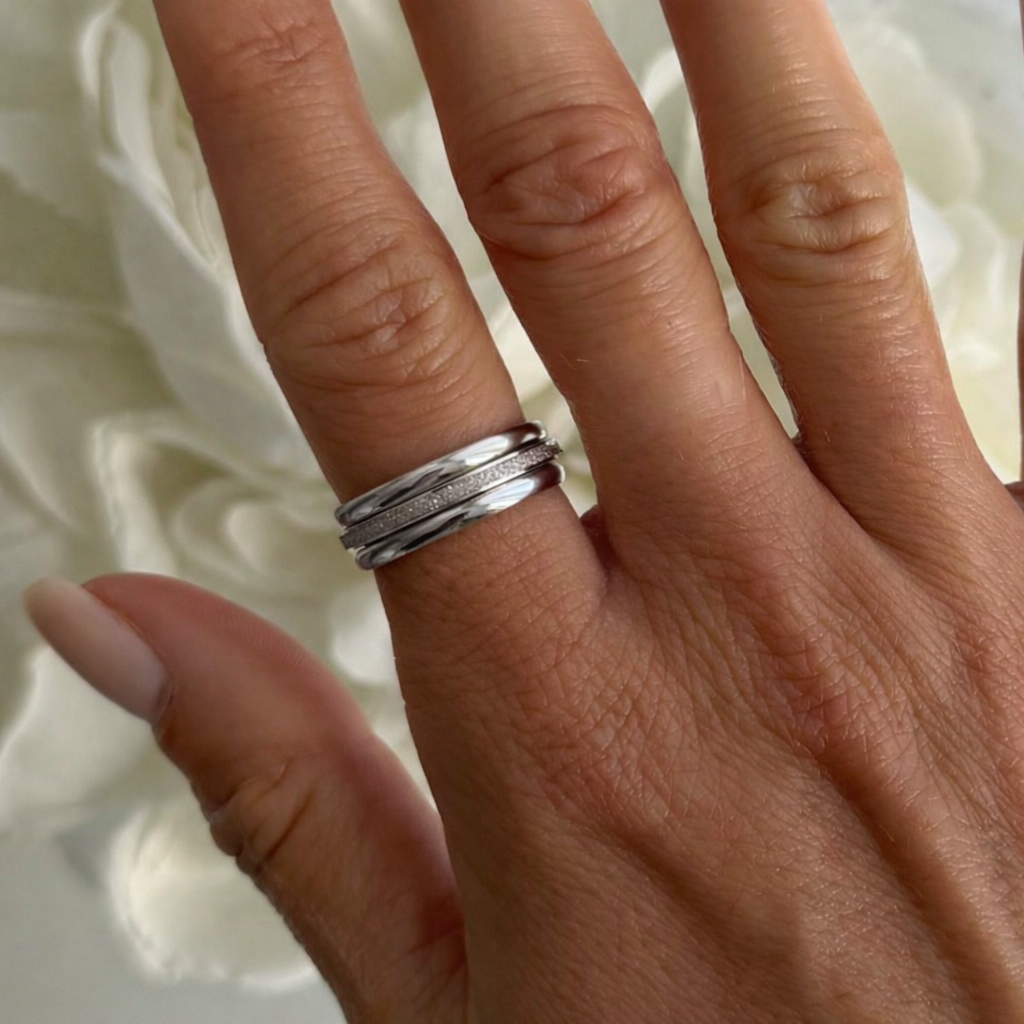 Shimmer Ring Set - EVRYJEWELS