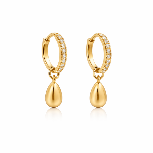 Shimmer Tear Earrings