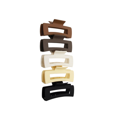 Soft Girl Claw Clips 5-Pack Set - EVRYJEWELS