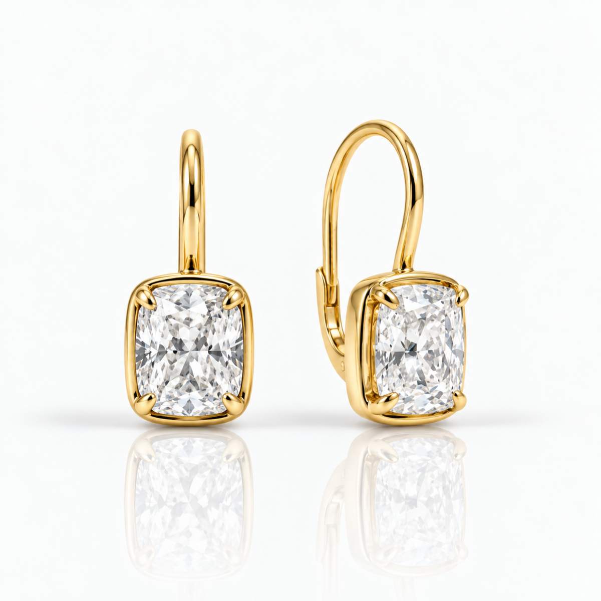 Headliner Square Cut Drop Earrings - EVRYJEWELS