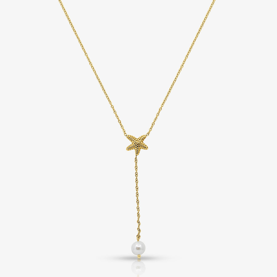 Pearly Sea Lariat Necklace - EVRYJEWELS