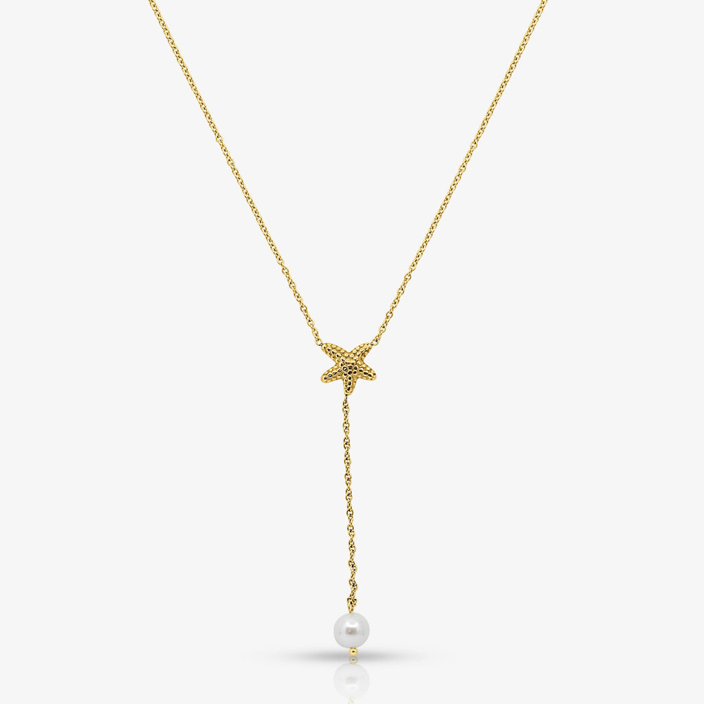 Pearly Sea Lariat Necklace - EVRYJEWELS