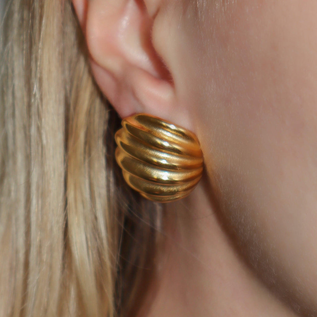 Flashback Dome Earrings - EVRYJEWELS
