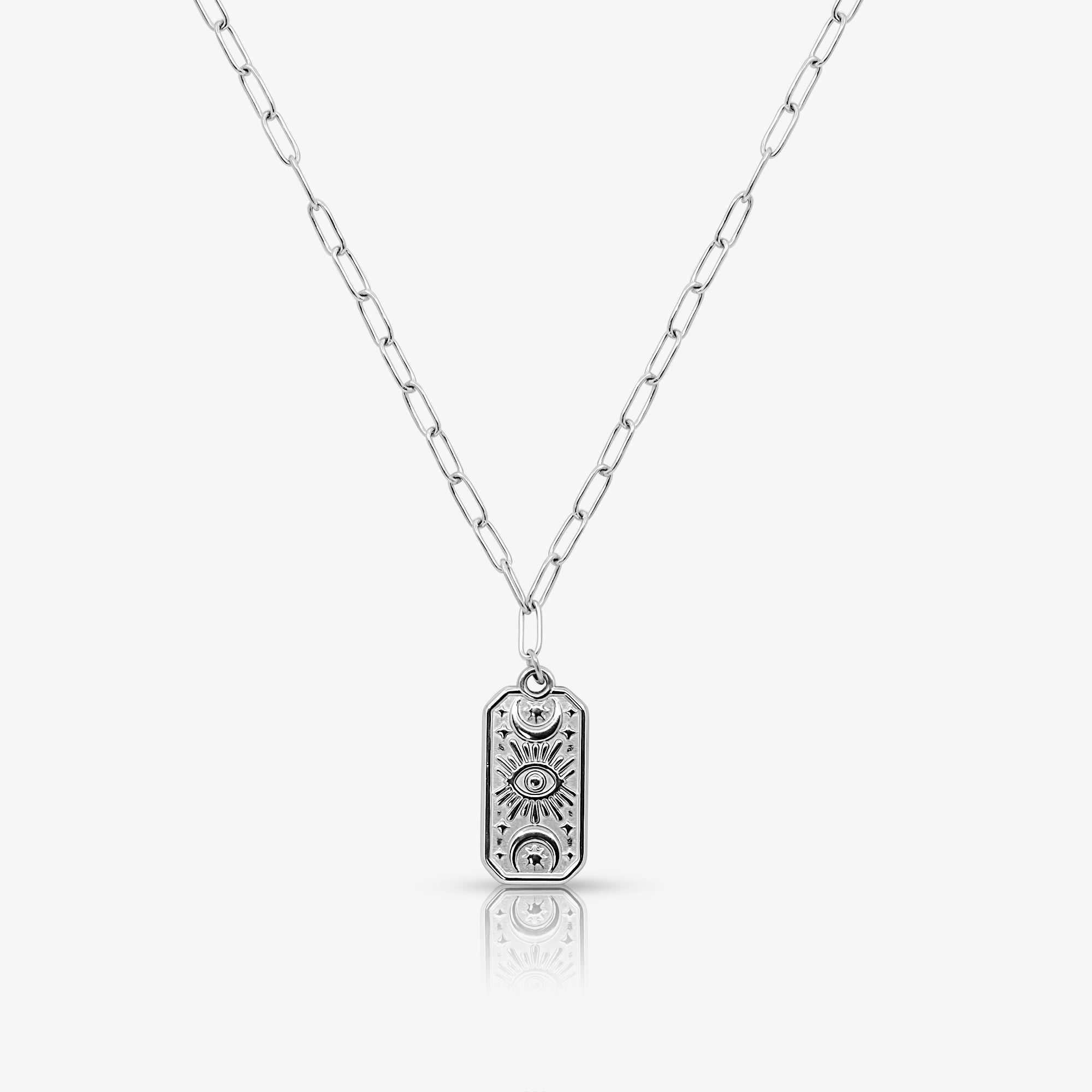 Lucky Eye Coin Necklace - EVRYJEWELS