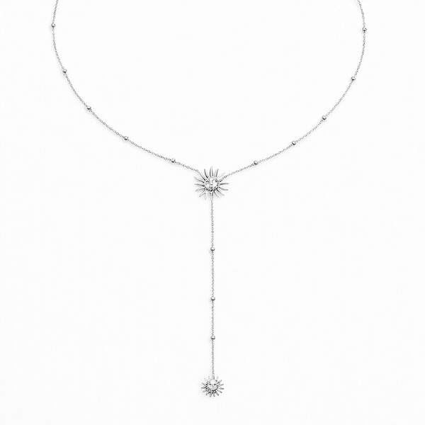 Sunny Glow Lariat Necklace