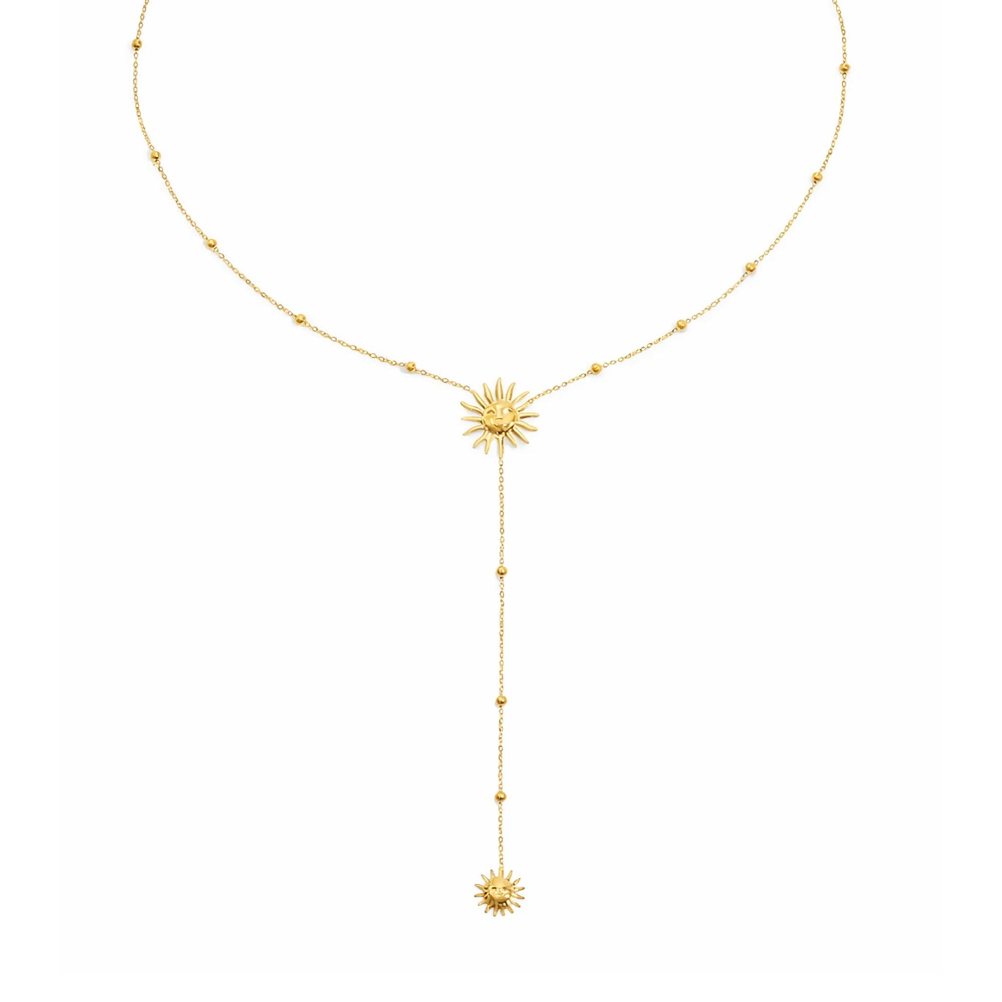 Sunny Glow Lariat Necklace - EVRYJEWELS