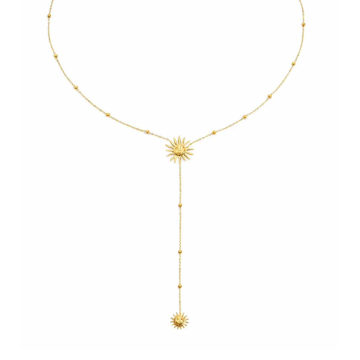 Sunny Glow Lariat Necklace - EVRYJEWELS