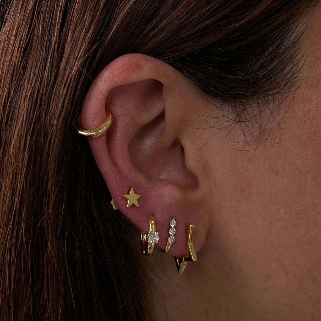 Boucles d'oreilles à paillettes