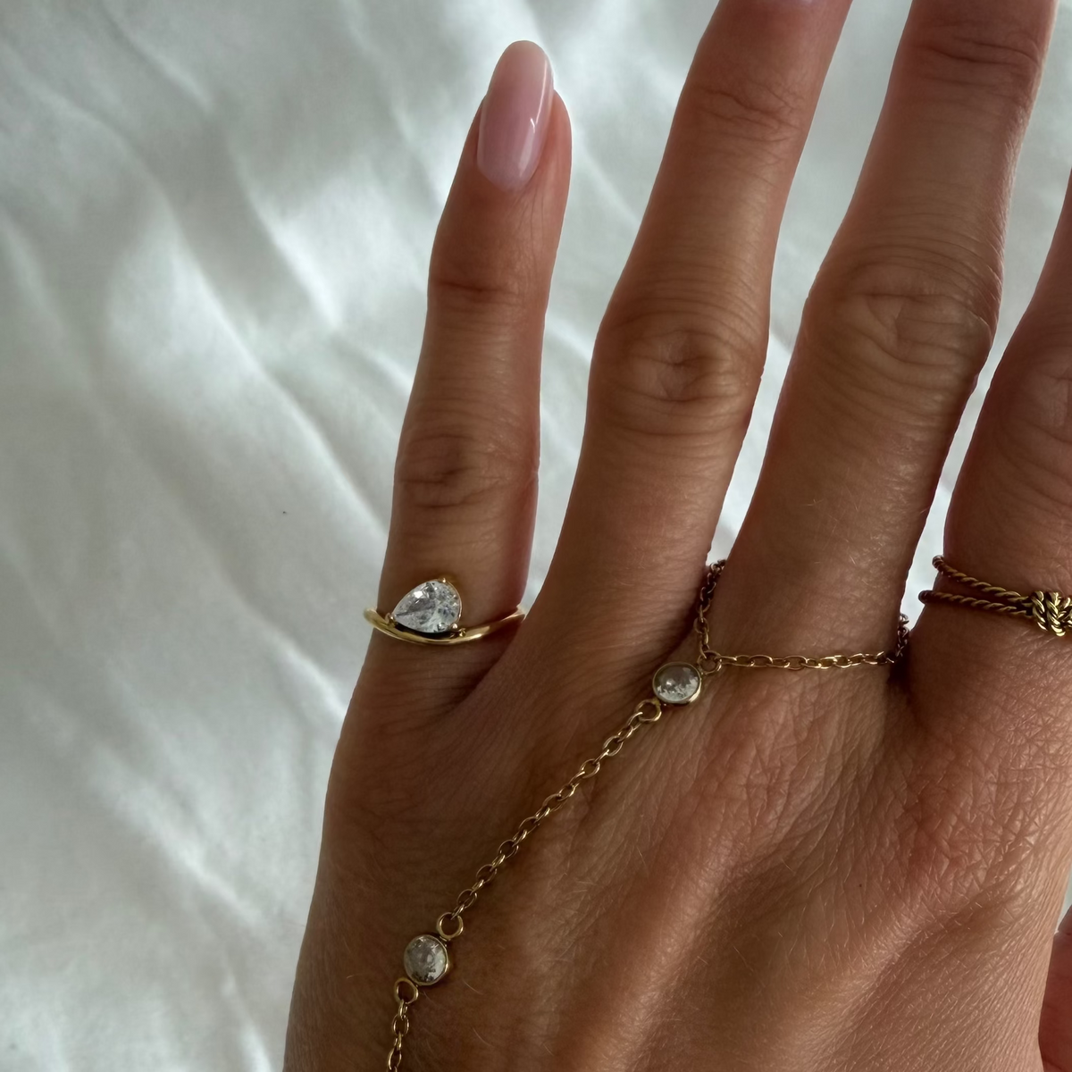 Sweet Swirl Pinky Ring - EVRYJEWELS