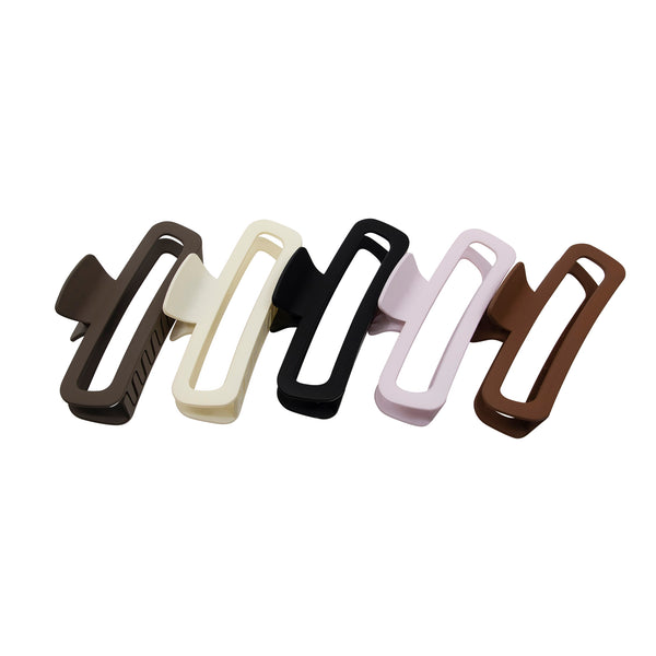 Sweet Neutral Claw Clips Set - 5-Pack - EVRYJEWELS