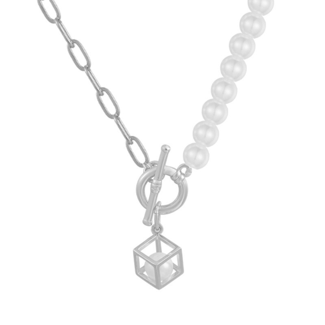 Cubic Charm Necklace – EVRYJEWELS - Main Image