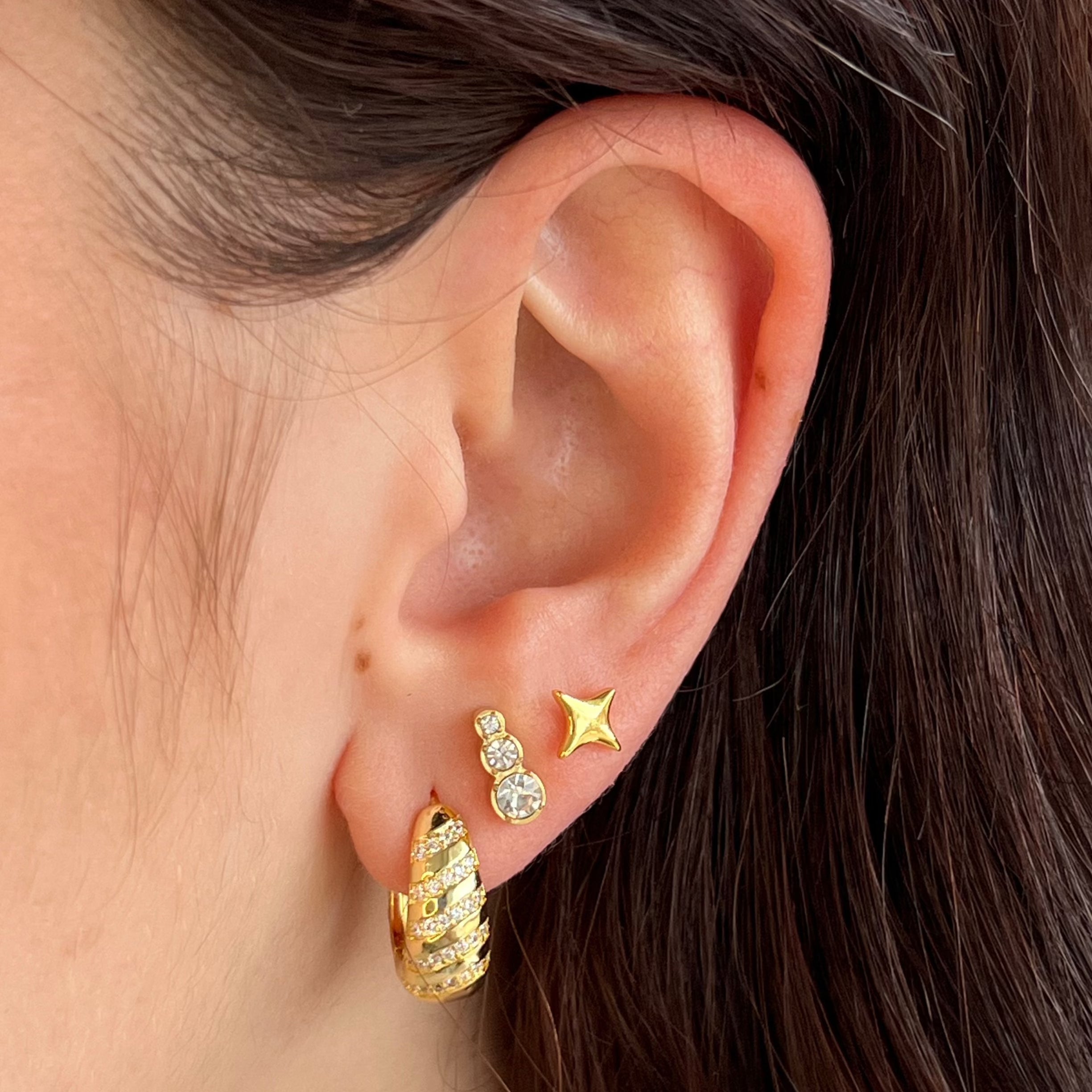 Trifecta Earrings - EVRYJEWELS