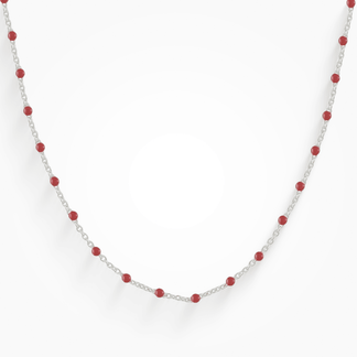 Tulum Flora Toggle Necklace, 16