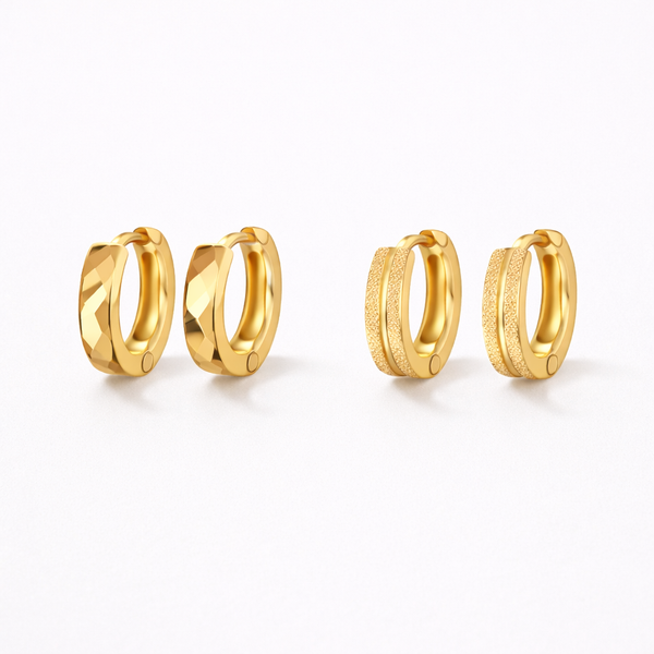 Twice As Nice Hoop Earring Pack - EVRYJEWELS