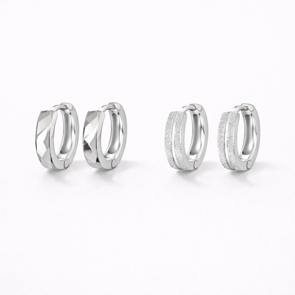 Twice As Nice Hoop Earring Pack - EVRYJEWELS