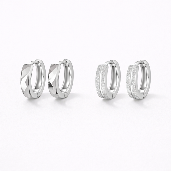 Twice As Nice Hoop Earring Pack - EVRYJEWELS